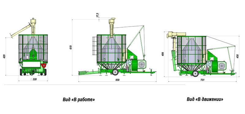 зерносушилка Agrimec AS1350